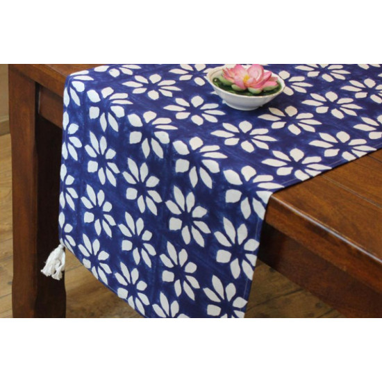 Hand Block Printed . Cotton Table Runner ✥ 20