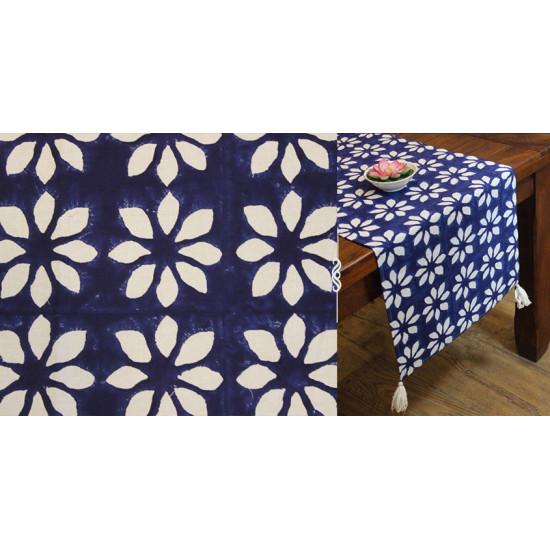 Hand Block Printed . Cotton Table Runner ✥ 20