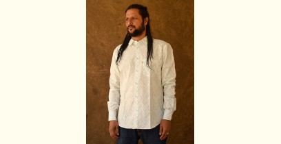 रंगरेज / Rangrez ❂ Block Printed . Fine Cotton Shirt ❂ 1