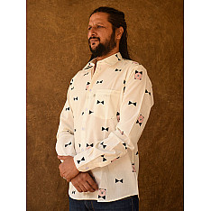 रंगरेज / Rangrez ❂ Block Printed . Fine Cotton Shirt ❂ 5
