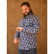 रंगरेज / Rangrez ❂ Block Printed . Fine Cotton Shirt ❂ 10