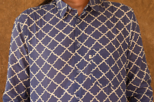 रंगरेज / Rangrez ❂ Block Printed . Fine Cotton Shirt ❂ 11