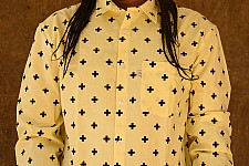 रंगरेज / Rangrez ❂ Block Printed . Fine Cotton Shirt ❂ 17