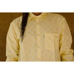 रंगरेज / Rangrez ❂ Block Printed . Fine Cotton Shirt ❂ 19