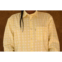 रंगरेज / Rangrez ❂ Block Printed . Fine Cotton Shirt ❂ 24