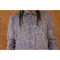 रंगरेज / Rangrez ❂ Block Printed . Fine Cotton Shirt ❂ 26