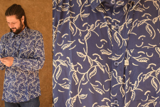 रंगरेज / Rangrez ❂ Block Printed . Fine Cotton Shirt ❂ 27