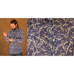 रंगरेज / Rangrez ❂ Block Printed . Fine Cotton Shirt ❂ 27