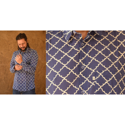 रंगरेज / Rangrez ❂ Block Printed . Fine Cotton Shirt ❂ 11