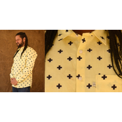 रंगरेज / Rangrez ❂ Block Printed . Fine Cotton Shirt ❂ 17