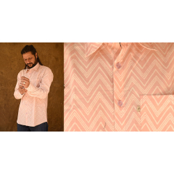 रंगरेज / Rangrez ❂ Block Printed . Fine Cotton Shirt ❂ 20