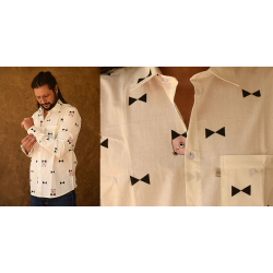 रंगरेज / Rangrez ❂ Block Printed . Fine Cotton Shirt ❂ 5