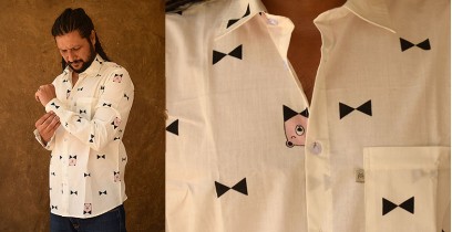 रंगरेज / Rangrez ❂ Block Printed . Fine Cotton Shirt ❂ 5