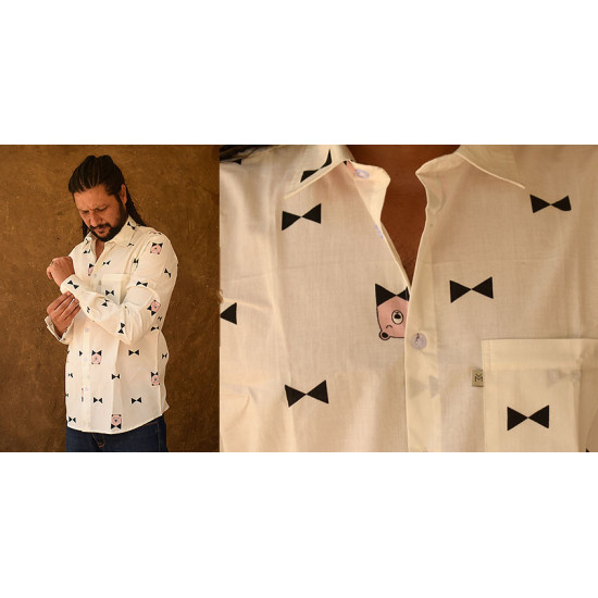 रंगरेज / Rangrez ❂ Block Printed . Fine Cotton Shirt ❂ 5