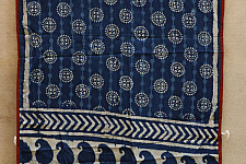 सैर ~ Dabu Printed Cotton Stole ☙ 2