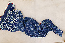 सैर ~ Dabu Printed Cotton Stole ☙ 2