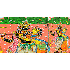Krishana-Radha ~ Pattachitra