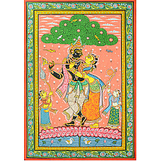 Krishana-Radha ~ Pattachitra
