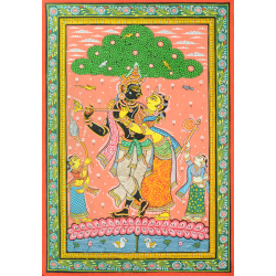 Krishana-Radha ~ Pattachitra