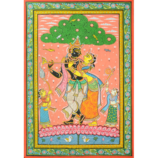 Krishana-Radha ~ Pattachitra