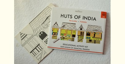 Potli ~ Colouring Kit { Huts of india - Himachal Pradesh }