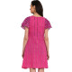 खेस ✥ Pink khesh with ruffel bandhani dress ✥ a