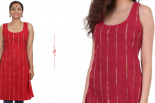 खेस ✥ Red khesh short tunic ✥ k