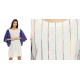 खेस ✥ White khesh bandhani sleeves ✥ d