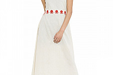 Bindi . बिंदी dress with bindi embroidered waist belt ⚫ 1