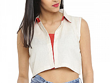 Bindi . बिंदी ⚫ Crop jacket with bindi patch ⚫ 6