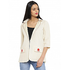 Bindi . बिंदी ⚫ Blazer with bindi patch ⚫ 7