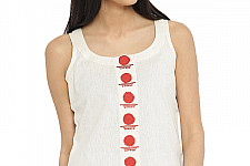 Bindi . बिंदी ⚫ Sleeveless top with bindi embroidered box pleat ⚫ 5