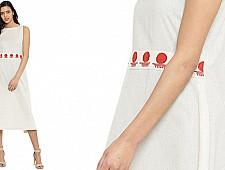 Bindi . बिंदी dress with bindi embroidered waist belt ⚫ 1