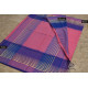 handwoven maheshwari silk saree - pink