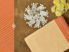 मांडना ❈ Maheshwari Saree ❈ 8