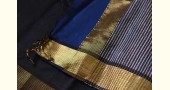 handwoven maheshwari silk blue saree