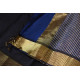 handwoven maheshwari silk blue saree