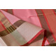 handloom maheshwari cotton silk saree - baby pink color