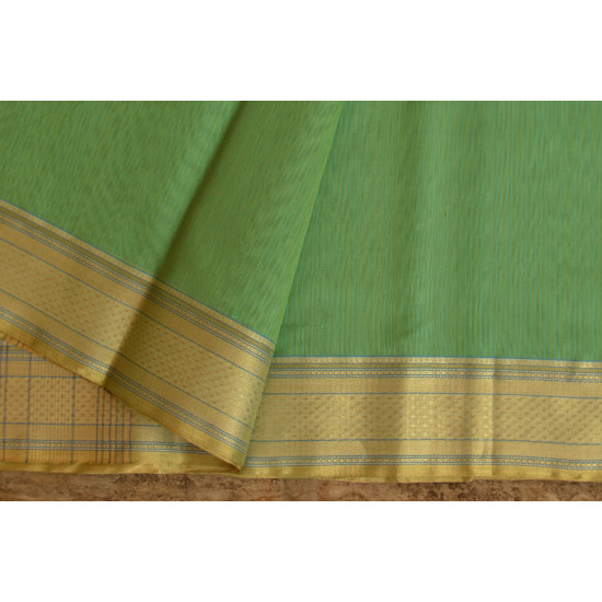 light green maheshwari silk saree