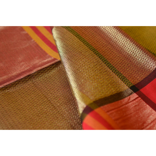 handwoven maheshwari festival special silk saree