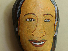 Quirky Taps ♠ Painted Pebbles ~ 9