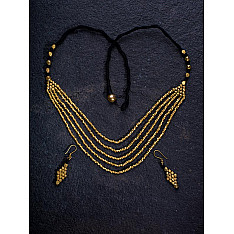 प्रीतम ✤ Brass Jewellery ✤ Necklace with Earring { 30 }