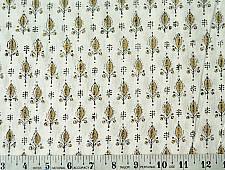 Sanganeri fabric ~ 13 (Block Printed . Per Meter)