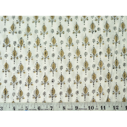 Sanganeri fabric ~ 13 (Block Printed . Per Meter)