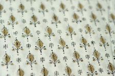 Sanganeri fabric ~ 13 (Block Printed . Per Meter)