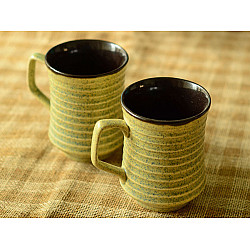 Khurja pottery ~ coffee mug ~ 2 ( Single Piece )