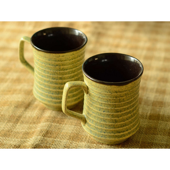 Khurja pottery ~ coffee mug ~ 2 ( Single Piece )