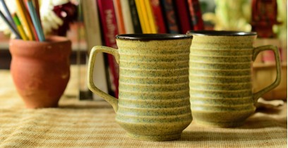 Khurja pottery ~ coffee mug ~ 2 ( Single Piece )