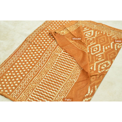 Chandni ✲ Handwoven Chanderi . Batik Saree ✲ 1