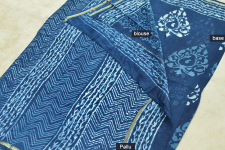 Chandni ✲ Handwoven Chanderi . Batik Saree ✲ 10